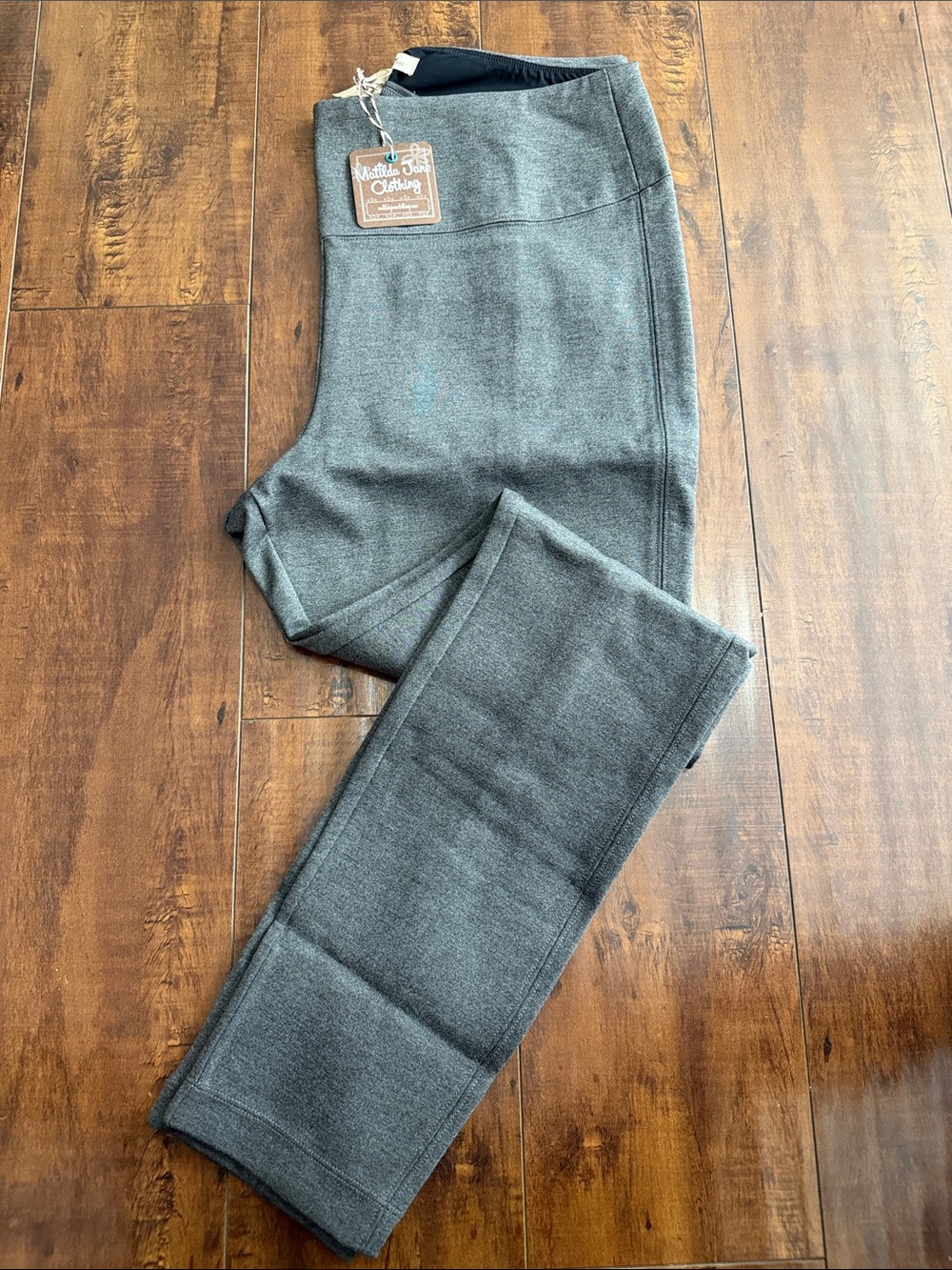 Matilda Jane Charcoal Gray Ponte Jeggings